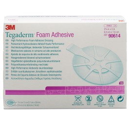 3M TEGADERM FOAM compre mousse mi oval adh 10 pce