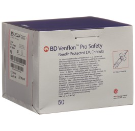 BD VENFLON pro safety 20G 1.1x32mm rose 50 pce