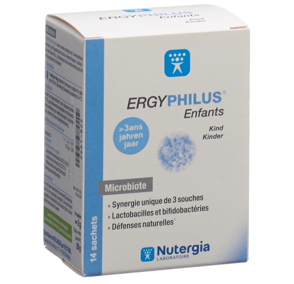 NUTERGIA Ergyphilus Enfants sach 14 pce NUTERGIA Ergyphilus Enfants sach 14 pce