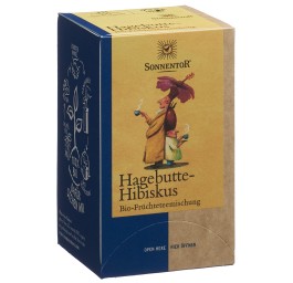 SONNENTOR thé cynorrhodon hibiscus BIO 18 sach 3 g