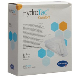 HYDROTAC Comfort pansement 8x8cm stér 10 pce