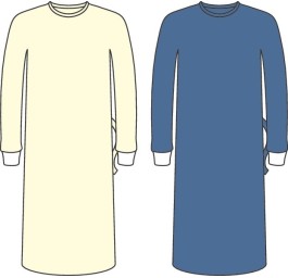 BARRIER blouse protect L n stér imp jaune 50 pce