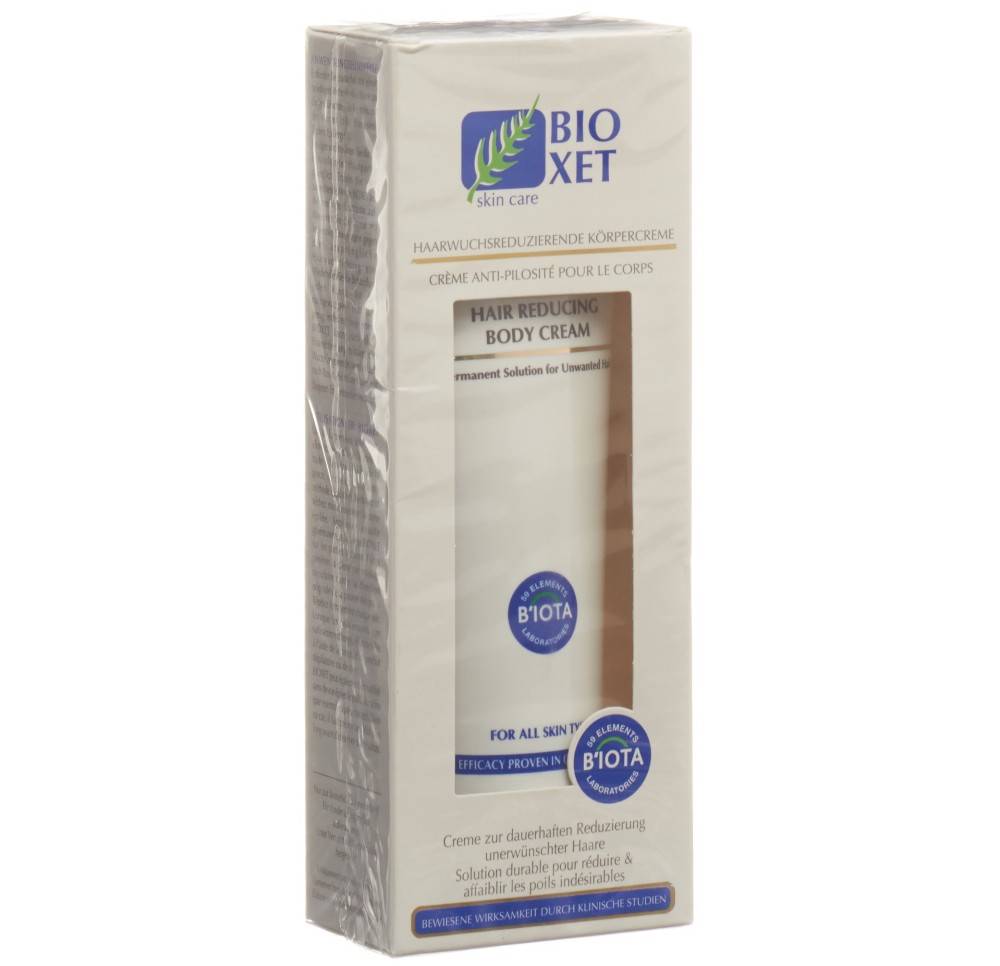 BIOXET crème corporelle diminuer poils 130 ml