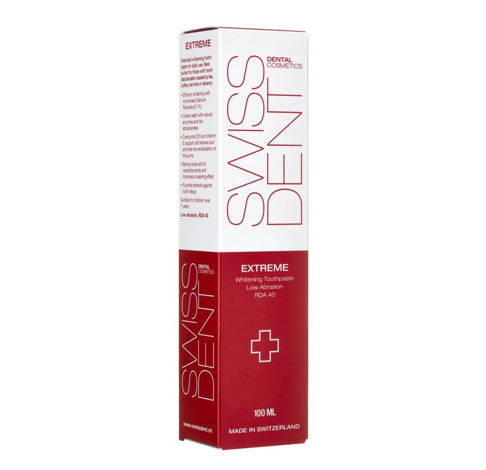 SWISSDENT Extreme pâte dentifrice 100 ml SWISSDENT Extreme pâte dentifrice 100 ml