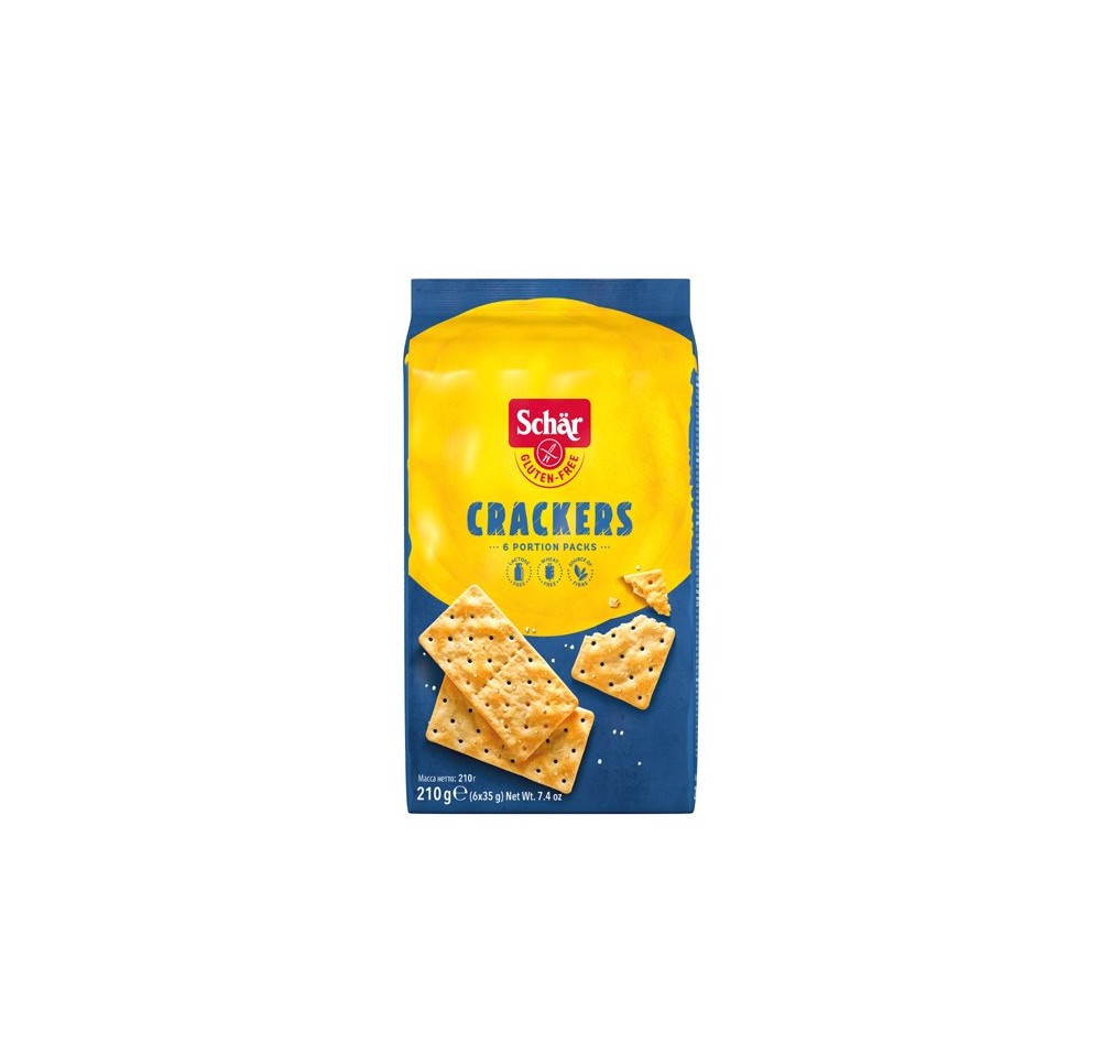 SCHÄR crackers sans gluten 210 g SCHÄR crackers sans gluten 210 g