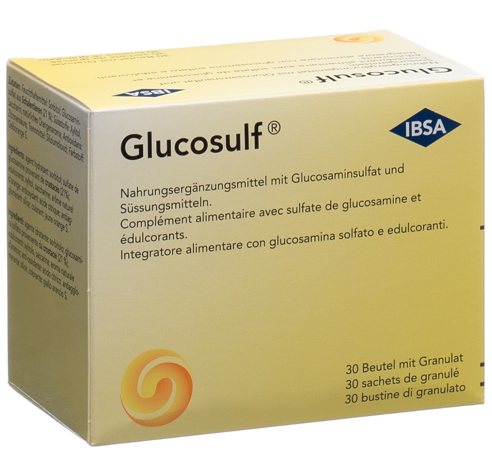 GLUCOSULF gran 750 mg sach 30 pce GLUCOSULF gran 750 mg sach 30 pce