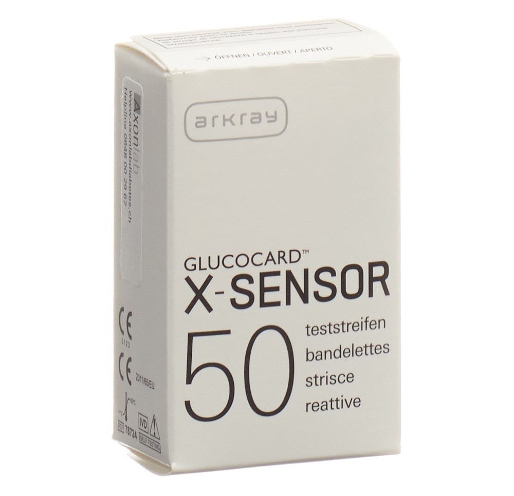 GLUCOCARD X-SENSOR bandelettes 50 pce