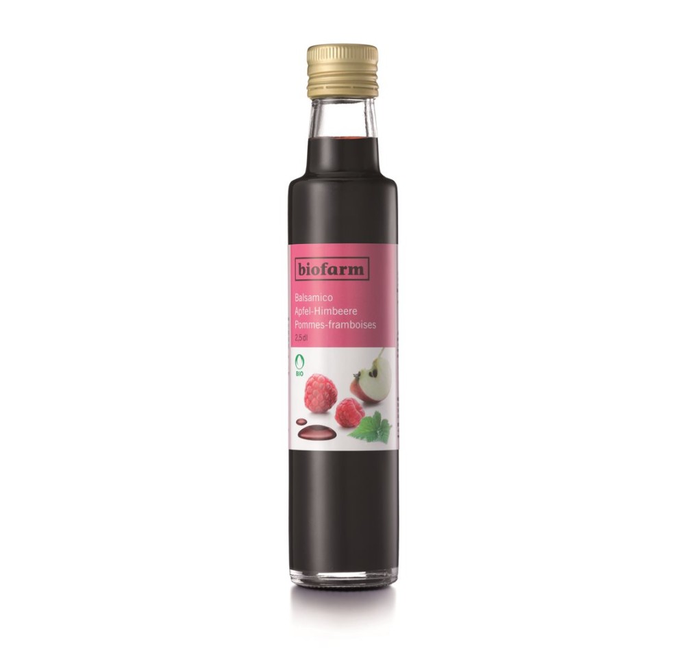 BIOFARM balsamico pomme framboise 250 ml BIOFARM balsamico pomme framboise 250 ml