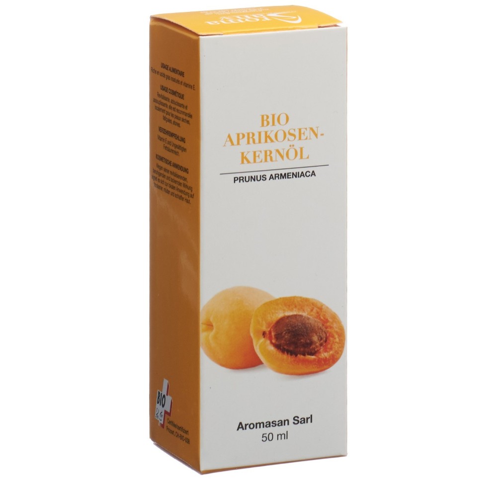 AROMASAN huile végétale noyau d'abricot 50 ml AROMASAN huile végétale noyau d'abricot 50 ml