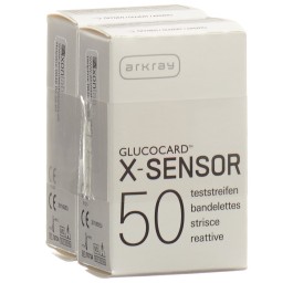 GLUCOCARD X-SENSOR bandelettes 100 pce