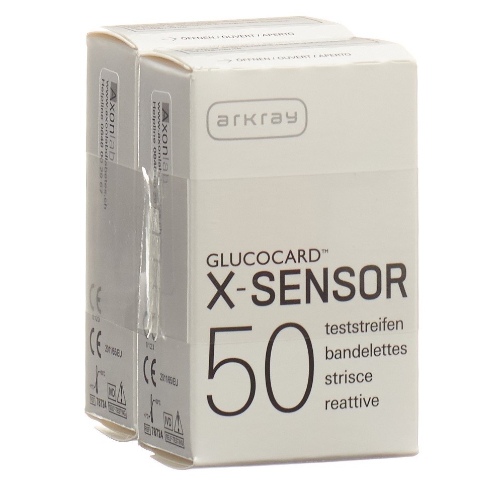 GLUCOCARD X-SENSOR bandelettes 100 pce