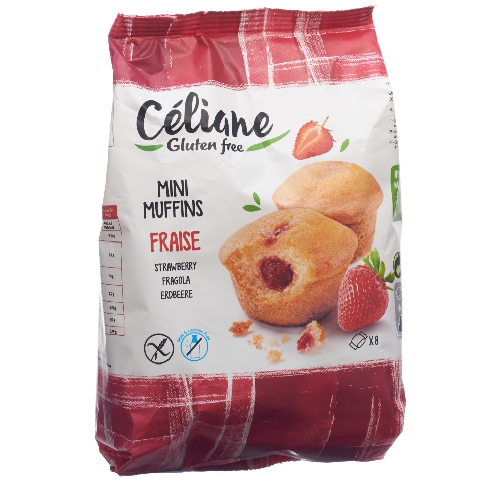 CELIANE moelleux fraise sans gluten 210 g CELIANE moelleux fraise sans gluten 210 g