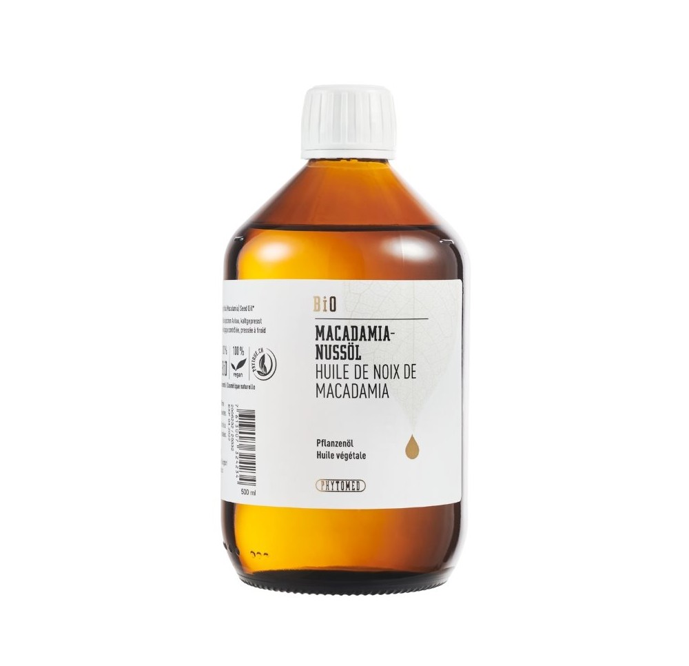 PHYTOMED Huile de noix de macadamia bio 500 ml