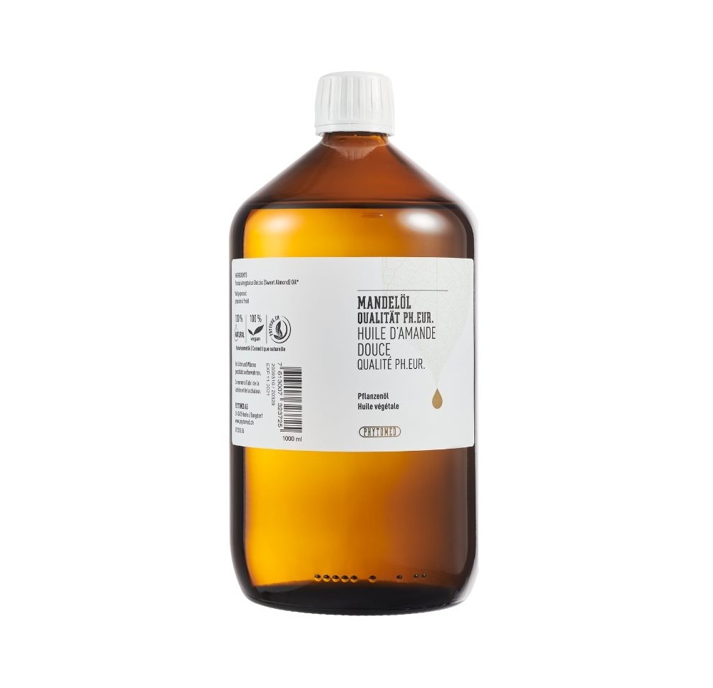 PHYTOMED Huile amande douce Ph.Eur. raffin 1000 ml