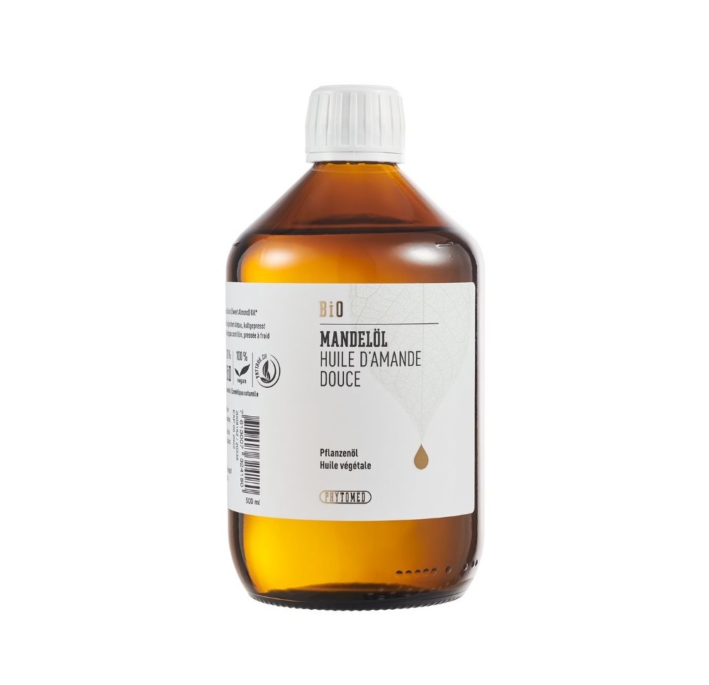 PHYTOMED Huile d'amande douce bio 500 ml