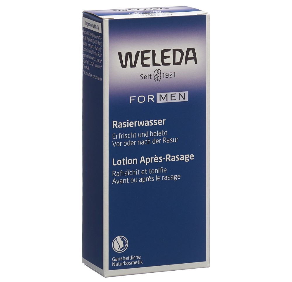 WELEDA FOR MEN lotion après-rasage fl 100 ml WELEDA FOR MEN lotion après-rasage fl 100 ml