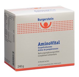 BURGERSTEIN Aminovital pdr pamplemousse 20 pce