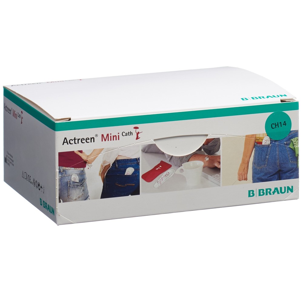 ACTREEN Mini Cath sonde 1x CH14 9cm nélaton 30 pce