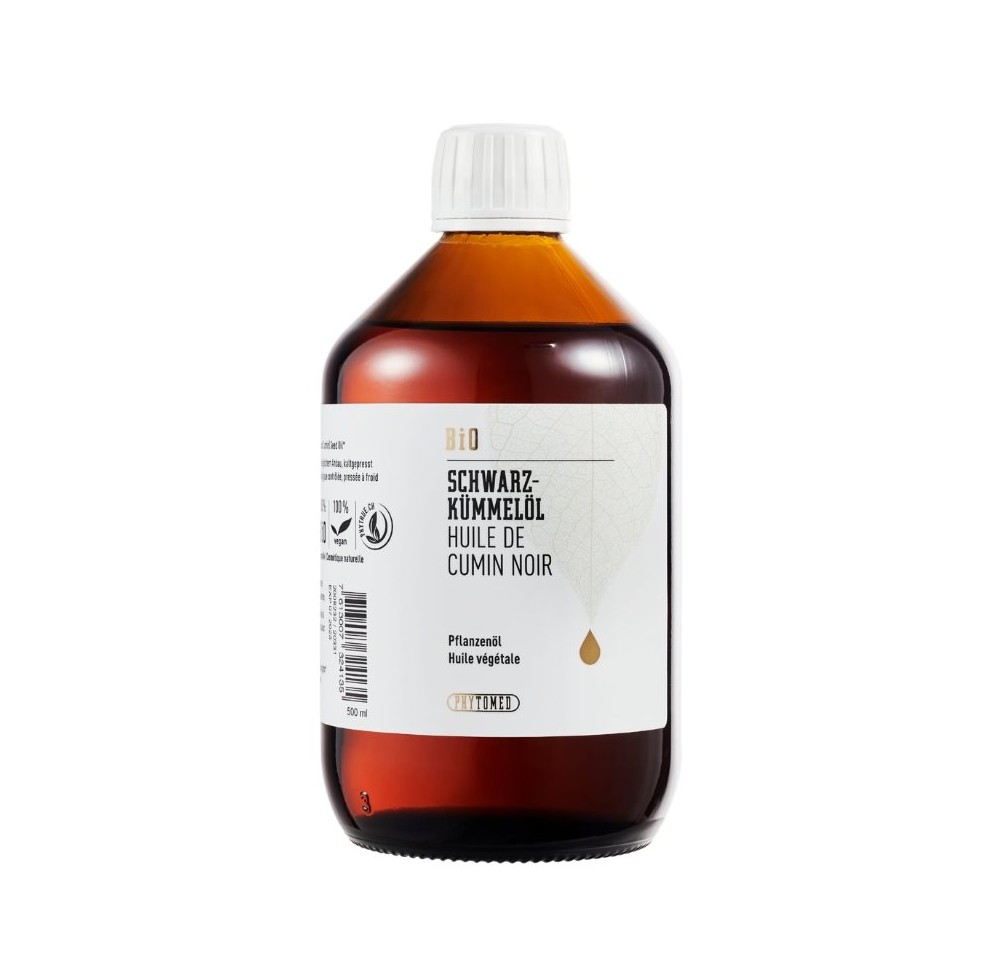 PHYTOMED Huile de cumin noir bio 500 ml