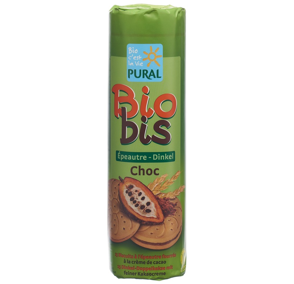 PURAL bio bis épeautre choco 300 g PURAL bio bis épeautre choco 300 g
