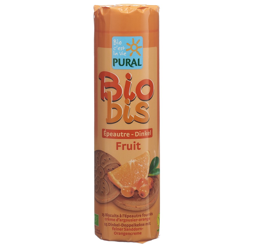 PURAL bio bis épeautre argousier orange 300 g PURAL bio bis épeautre argousier orange 300 g
