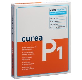 CUREA P1 superabsorbant 10x10cm 10 pce