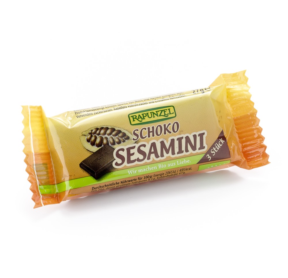 RAPUNZEL sesamini au chocolat 27 g RAPUNZEL sesamini au chocolat 27 g