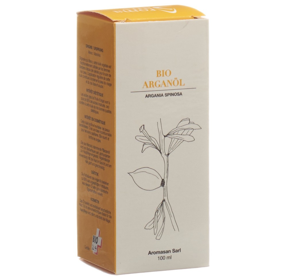 AROMASAN huile végétale d'argan bio 100 ml