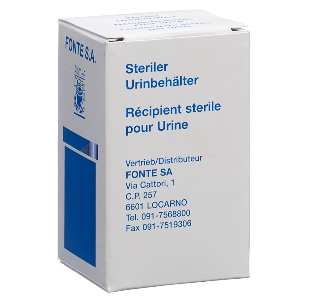 FONTE récipient pour urine 60ml stérile