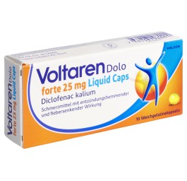 VOLTAREN DOLO forte Liquid Caps 25 mg 10 pce