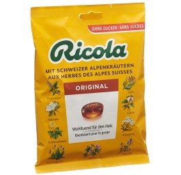 RICOLA original bonbons ss av stevia sach 125 g