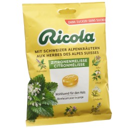 RICOLA citron mélisse bonb ss av stevia sach 125 g