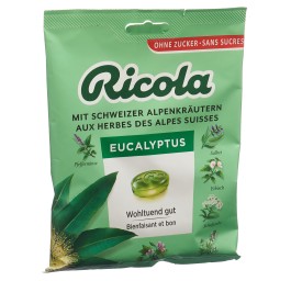 RICOLA eucalyptus bonbons ss av stevia sach 125 g