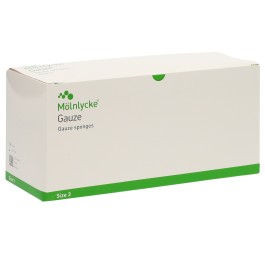 MÖLNLYCKE tampons rond gaze Nr3 sté 30 sach 5 pce