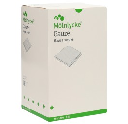 MÖLNLYCKE compr gaze 10x10cm 8cou st 75 sach 2 pce