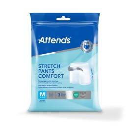 ATTENDS Stretch Pants Comfort M 3 pce