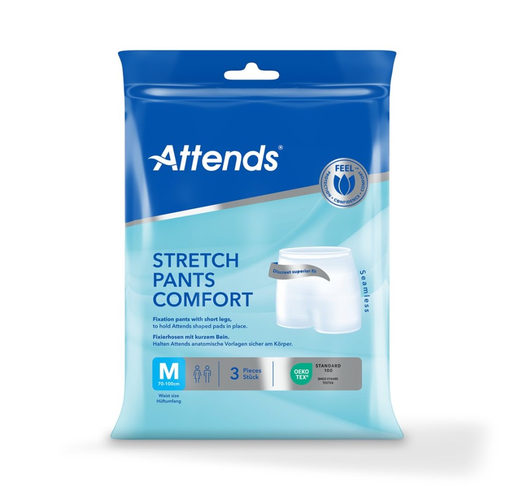 ATTENDS Stretch Pants Comfort M 3 pce ATTENDS Stretch Pants Comfort M 3 pce