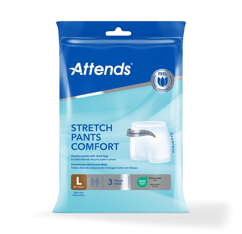 ATTENDS Stretch Pants Comfort L 3 pce ATTENDS Stretch Pants Comfort L 3 pce