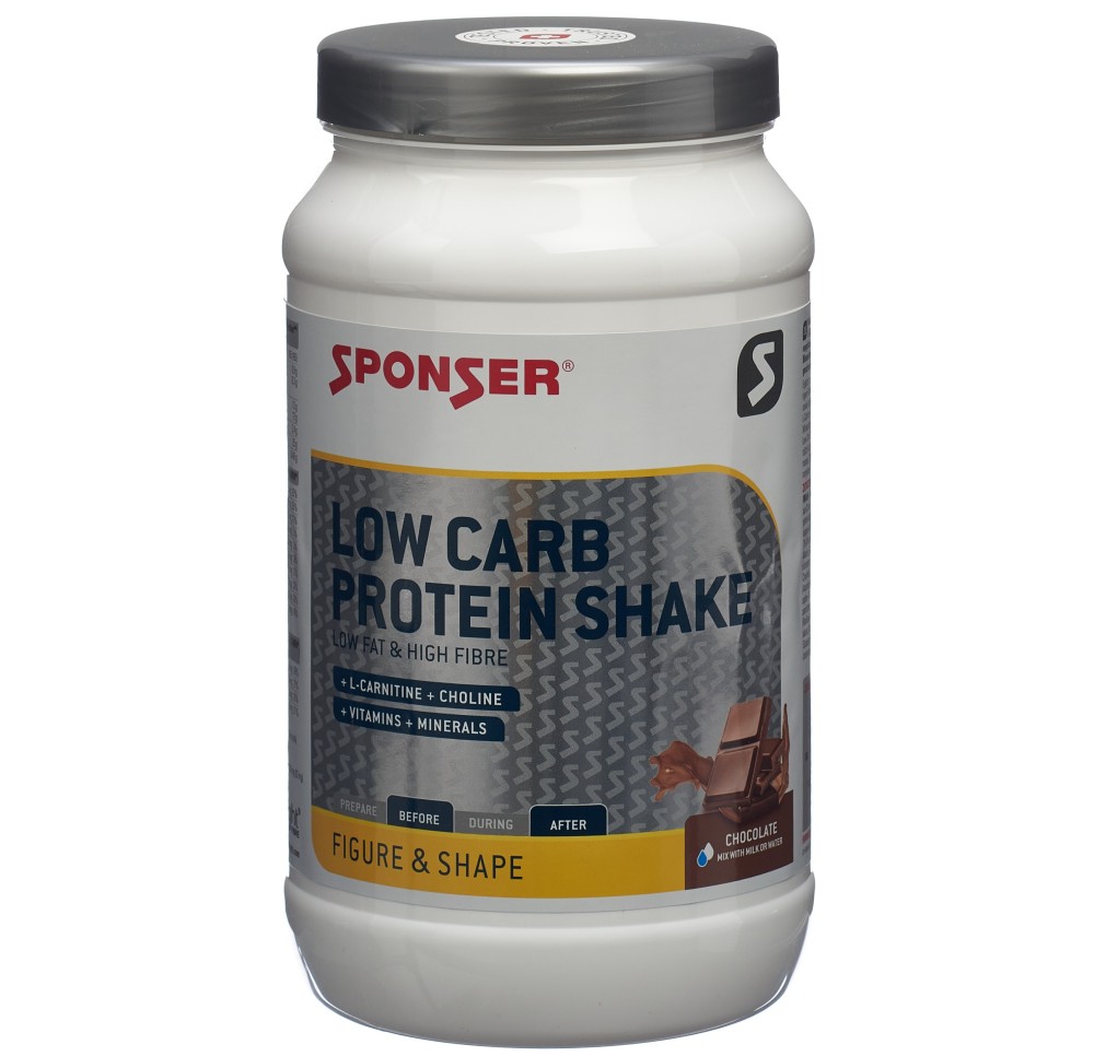 SPONSER Low Carb Protein Shake Chocolate 550 g SPONSER Low Carb Protein Shake Chocolate 550 g