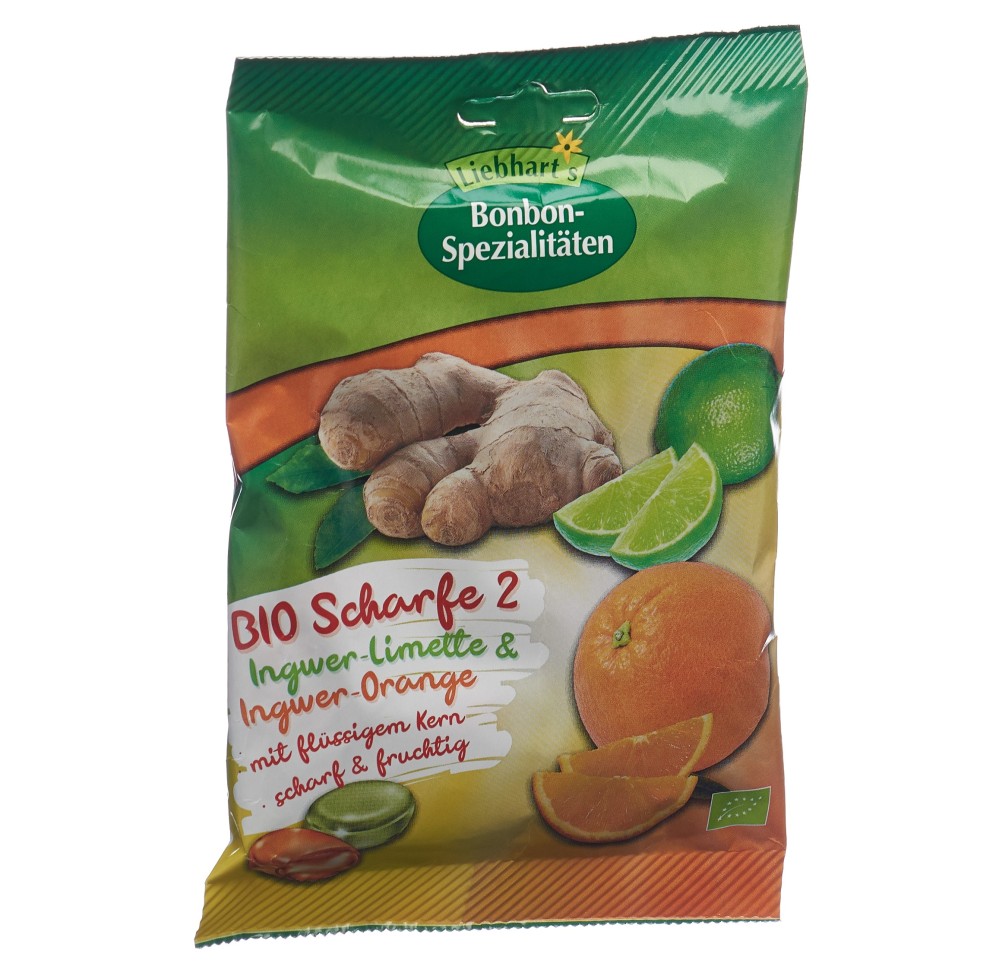 LIEBHARTS bonbons les deux bio sach 100 g LIEBHARTS bonbons les deux bio sach 100 g