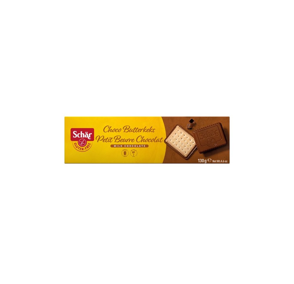 SCHÄR biscuit beurre choco sans gluten 130 g SCHÄR biscuit beurre choco sans gluten 130 g