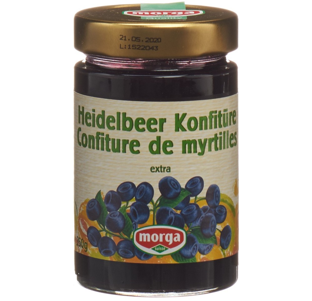 MORGA confiture myrtilles 350 g MORGA confiture myrtilles 350 g