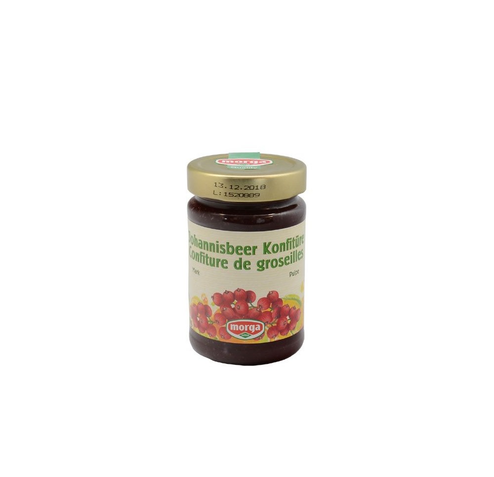 MORGA confiture pulpe groseilles 350 g MORGA confiture pulpe groseilles 350 g