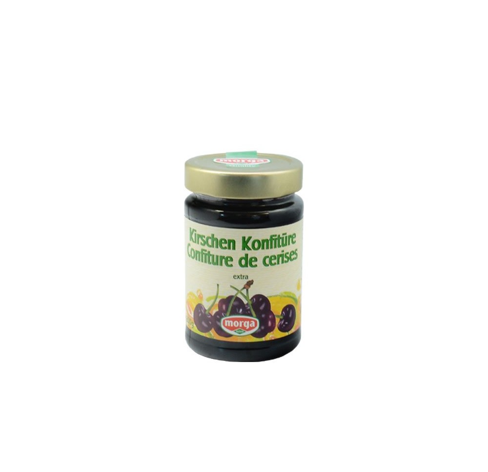 MORGA confiture cerises noires 350 g MORGA confiture cerises noires 350 g