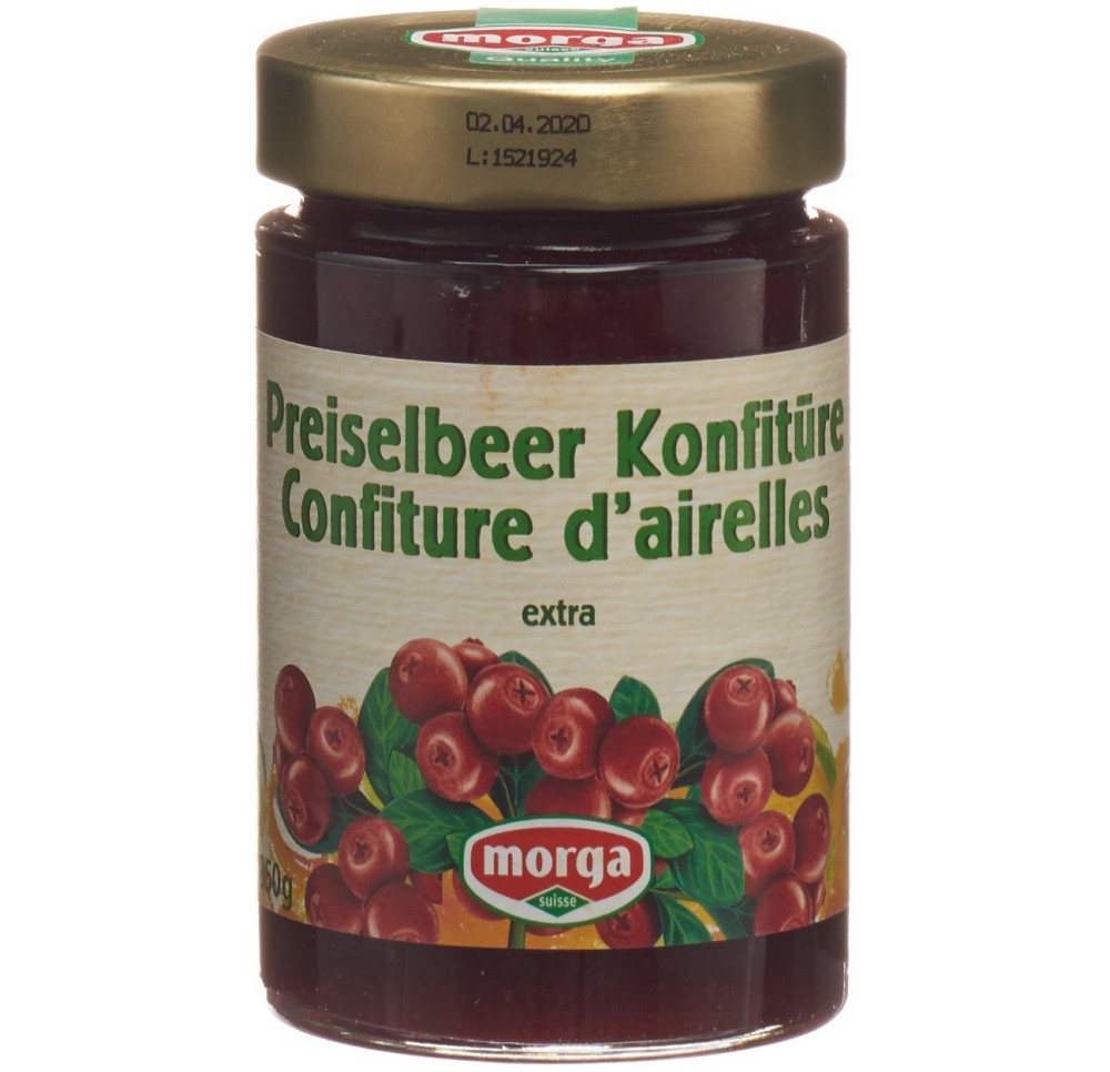 MORGA confiture airelles 350 g MORGA confiture airelles 350 g