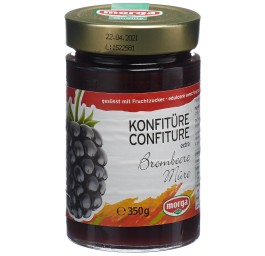 MORGA confiture mûres av fructose 350 g