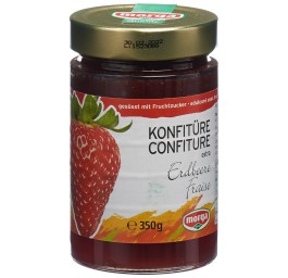 MORGA confiture fraises av fructose 350 g
