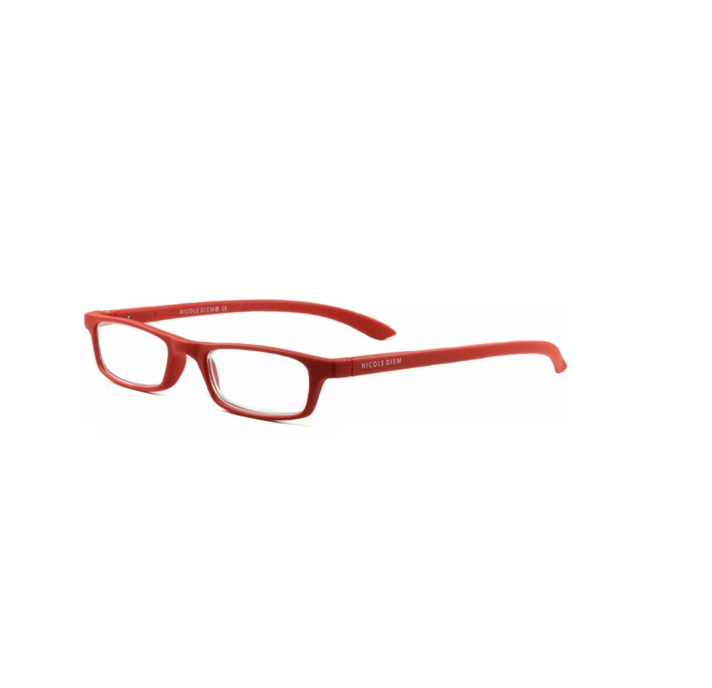 NICOLE DIEM lunettes lecture 1.00dpt Valence rouge