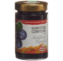 MORGA confiture myrtilles av fructose 350 g
