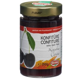 MORGA confiture cerises noires av fruct 350 g